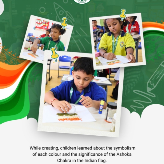 Celebrating )ur Indian Flag @ DPST-5