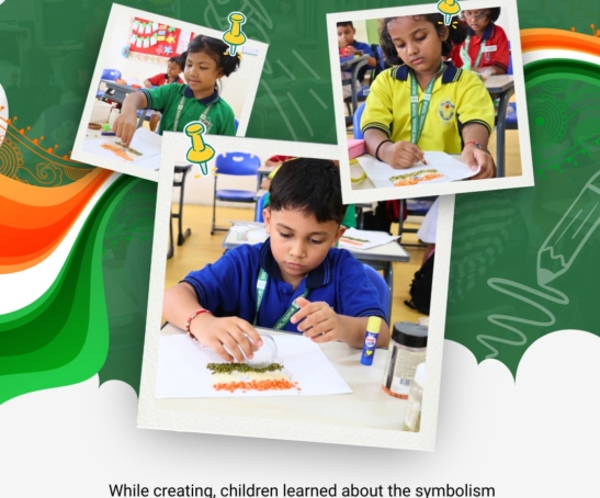 Celebrating )ur Indian Flag @ DPST-5