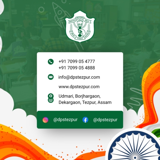 Celebrating )ur Indian Flag @ DPST-6
